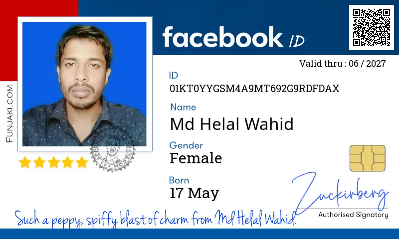 Facebook ID Card