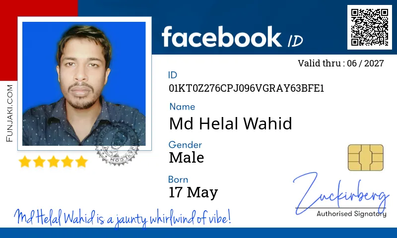 Facebook ID Card