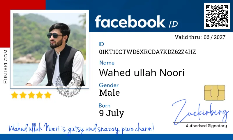 Facebook ID Card