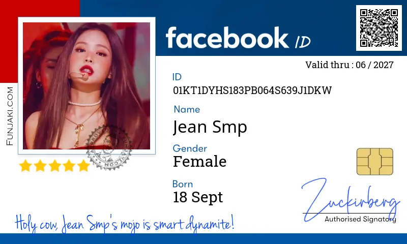 Facebook ID Card
