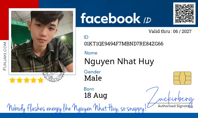 Facebook ID Card