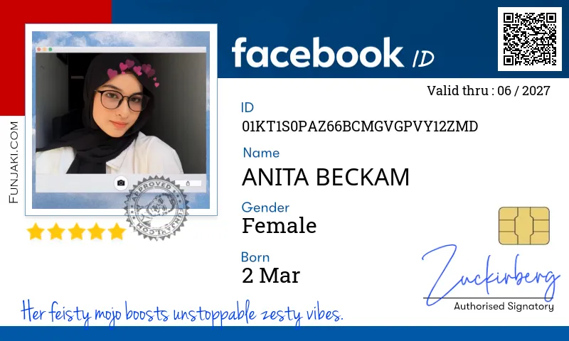 Facebook ID Card