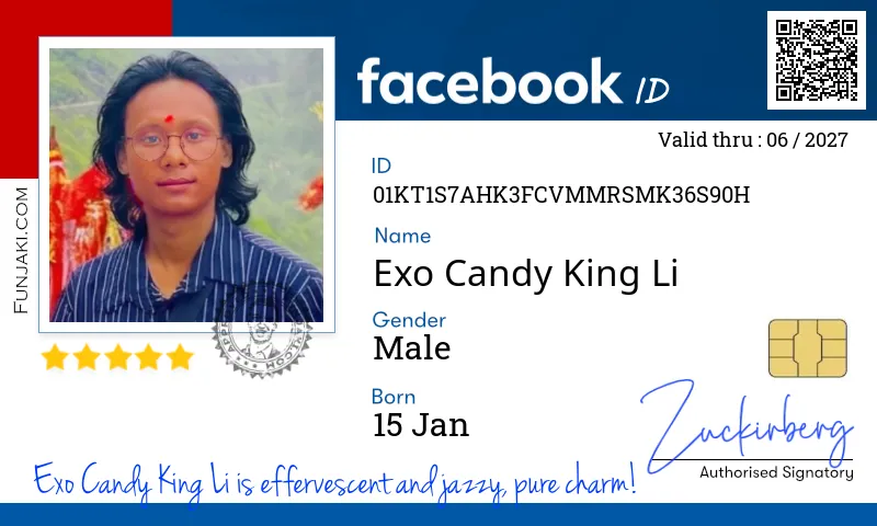 Facebook ID Card