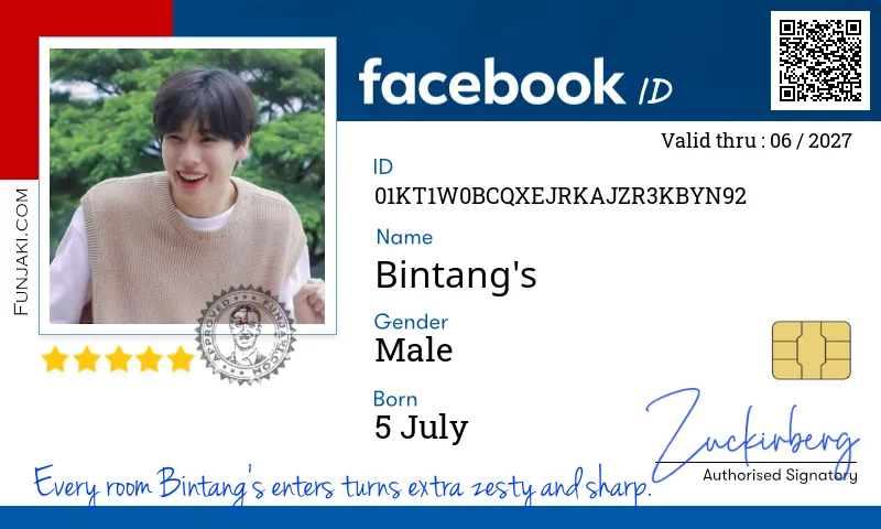 Facebook ID Card