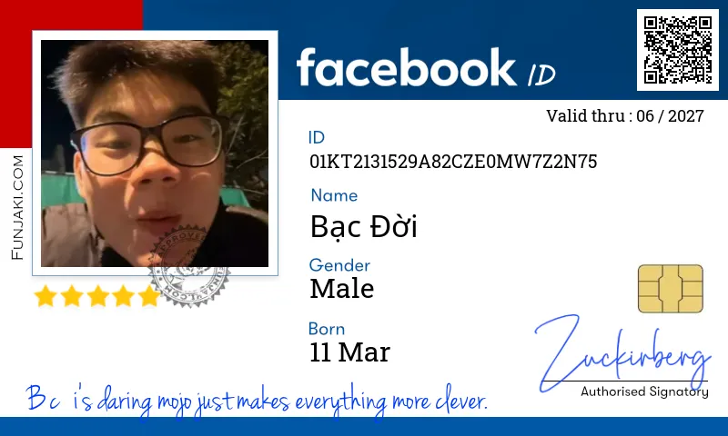 Facebook ID Card