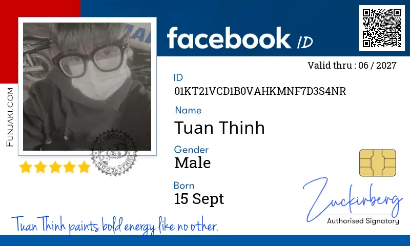 Facebook ID Card
