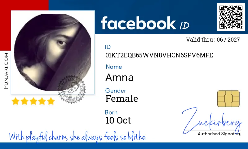 Facebook ID Card