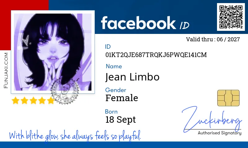 Facebook ID Card
