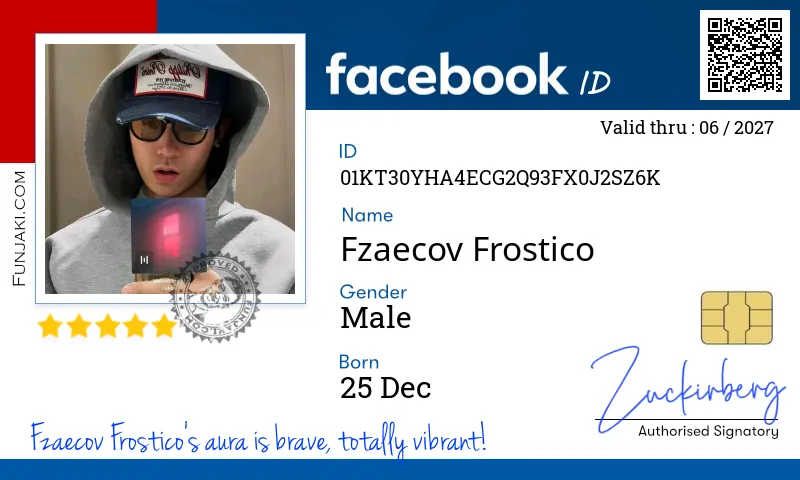 Facebook ID Card