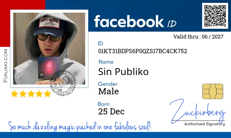 Facebook ID Card
