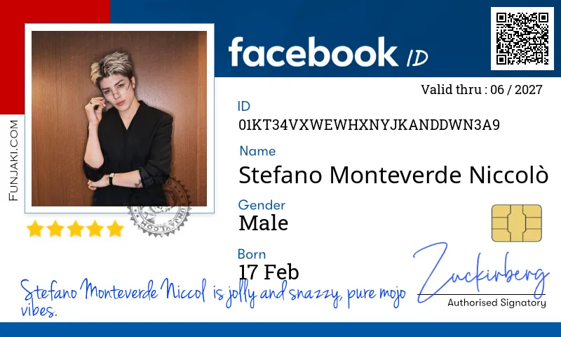 Facebook ID Card