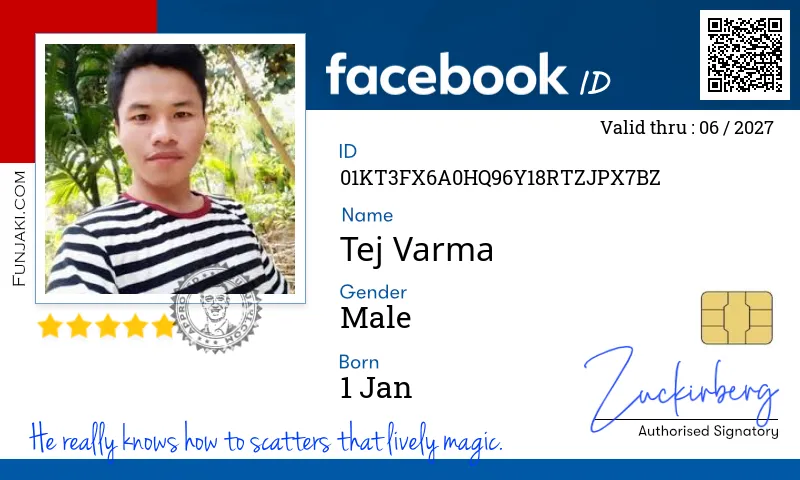 Facebook ID Card
