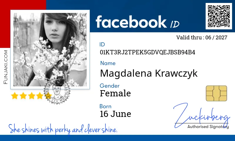 Facebook ID Card