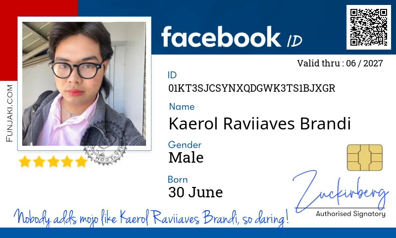 Facebook ID Card