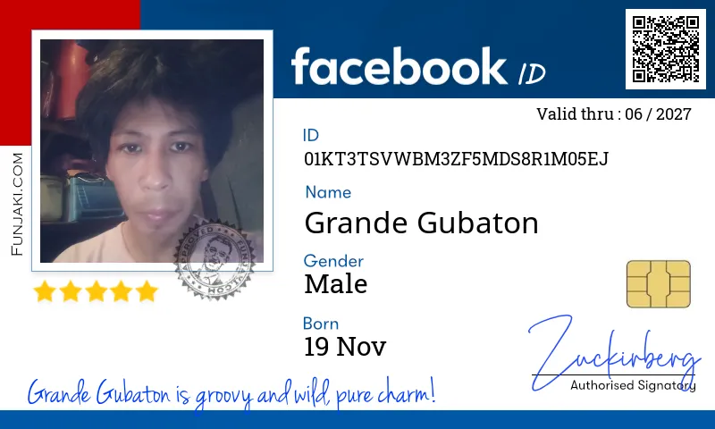 Facebook ID Card