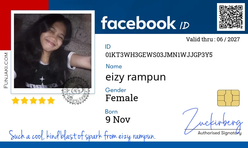Facebook ID Card