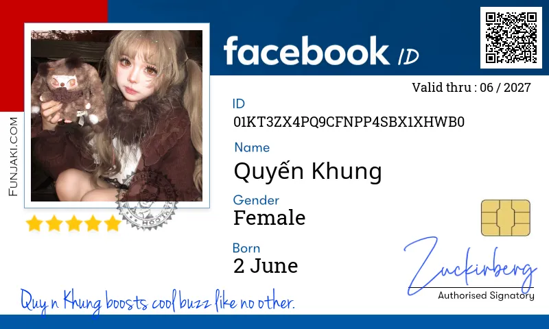 Facebook ID Card