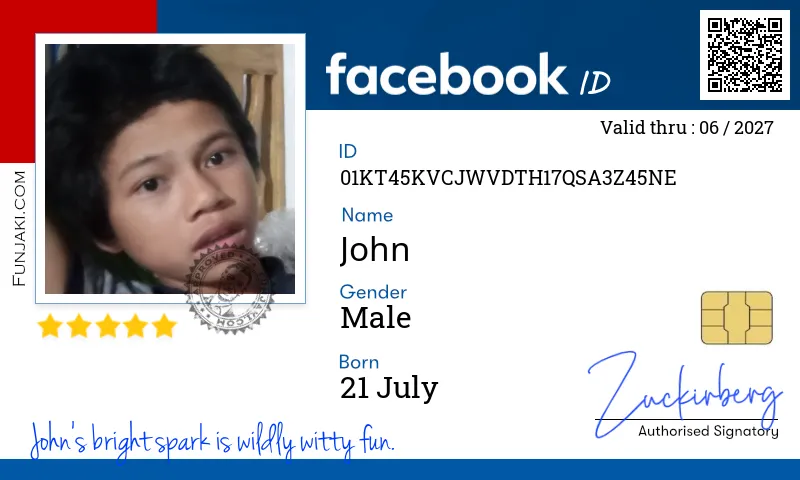 Facebook ID Card