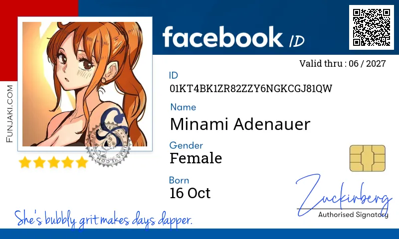Facebook ID Card