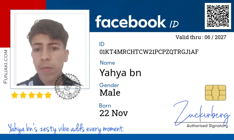 Facebook ID Card
