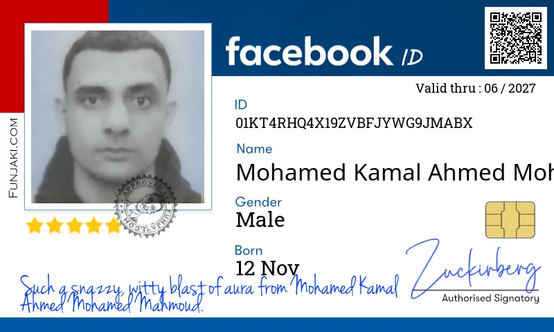 Facebook ID Card