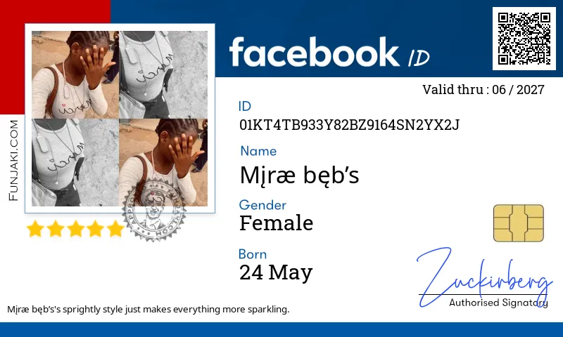 Facebook ID Card