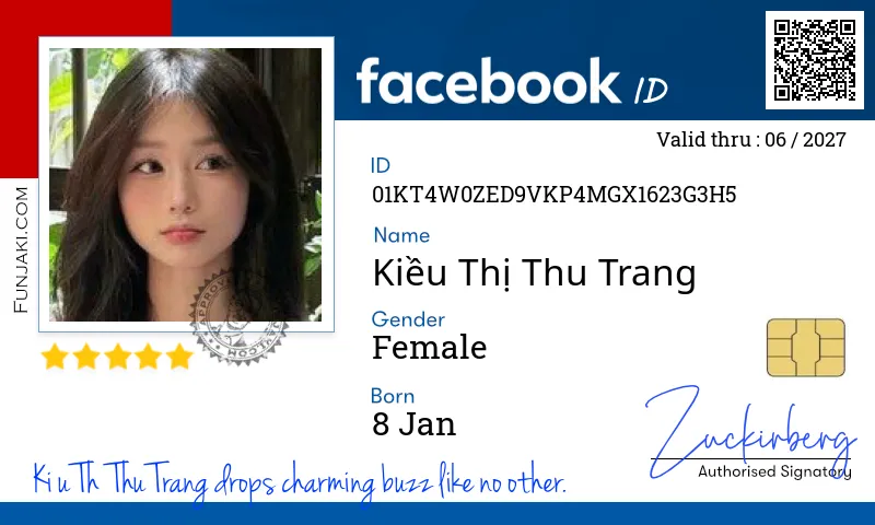 Facebook ID Card