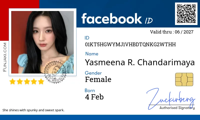 Facebook ID Card