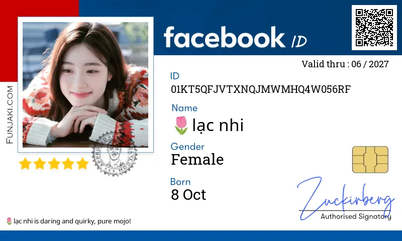 Facebook ID Card
