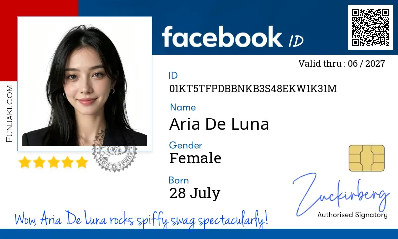 Facebook ID Card