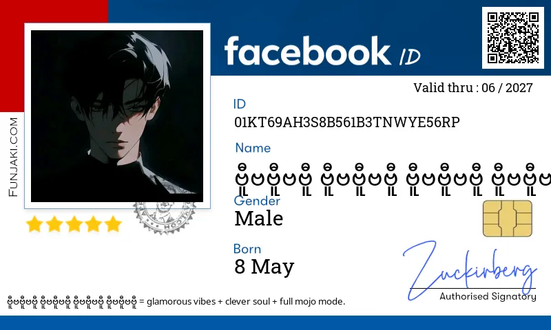 Facebook ID Card
