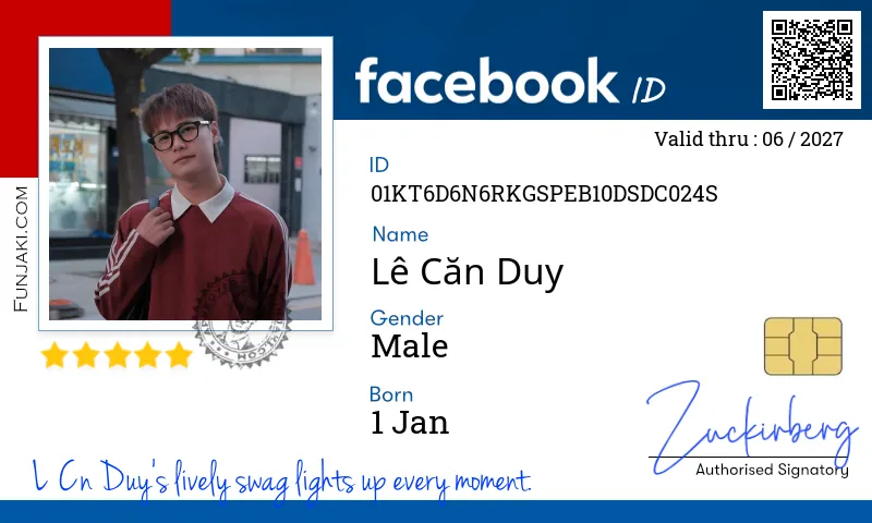 Facebook ID Card