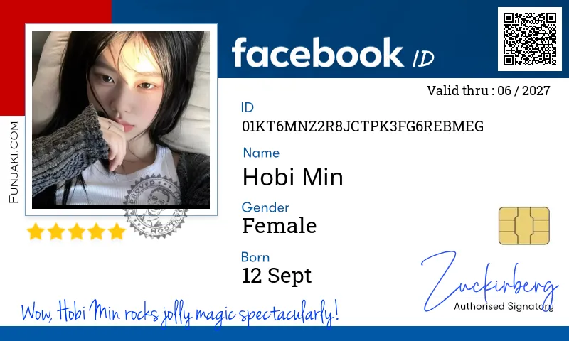 Facebook ID Card
