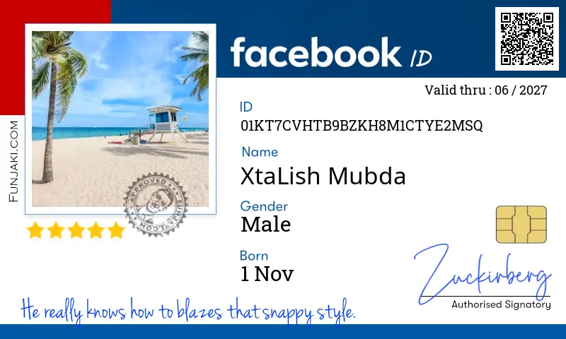 Facebook ID Card