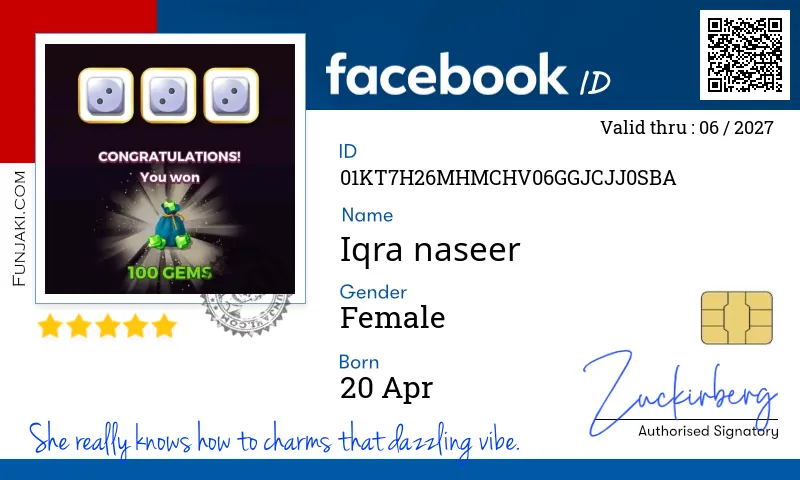 Facebook ID Card