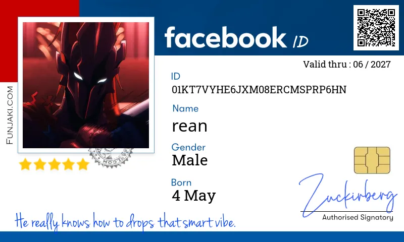 Facebook ID Card