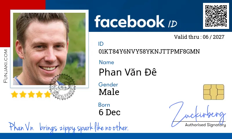 Facebook ID Card