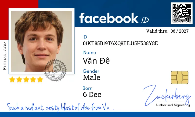 Facebook ID Card