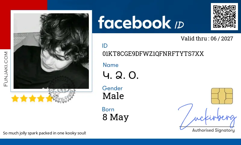 Facebook ID Card