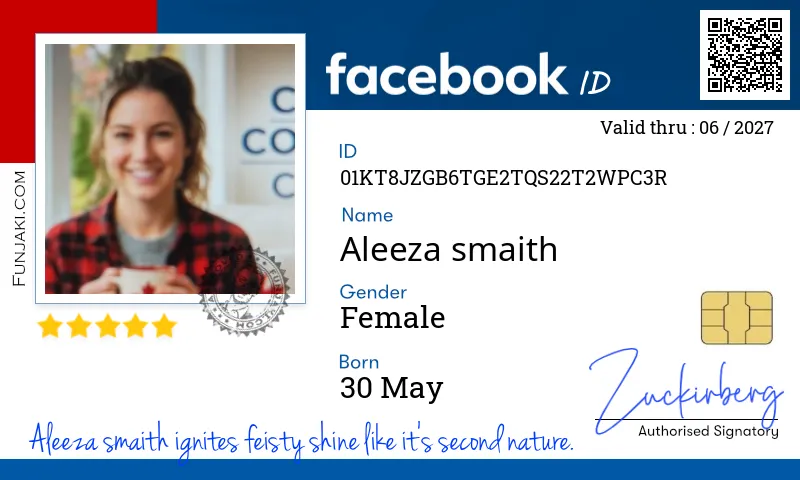 Facebook ID Card