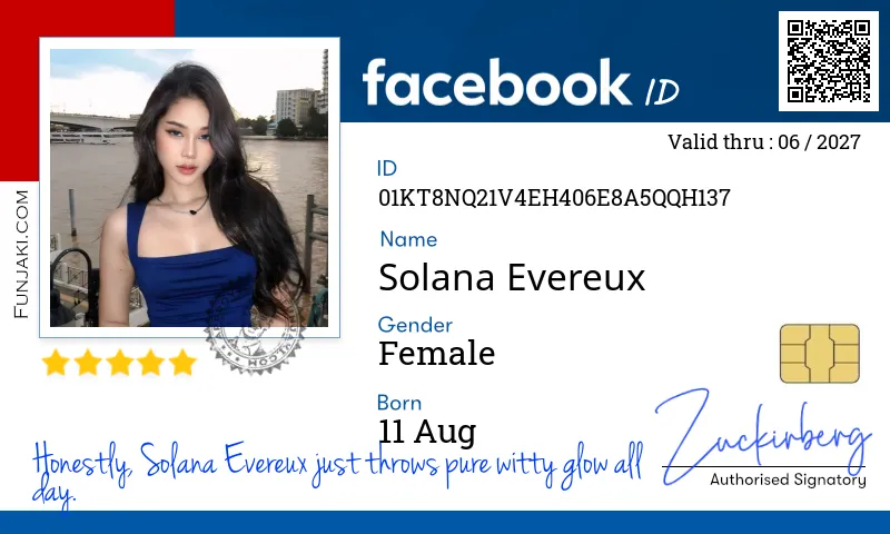Facebook ID Card