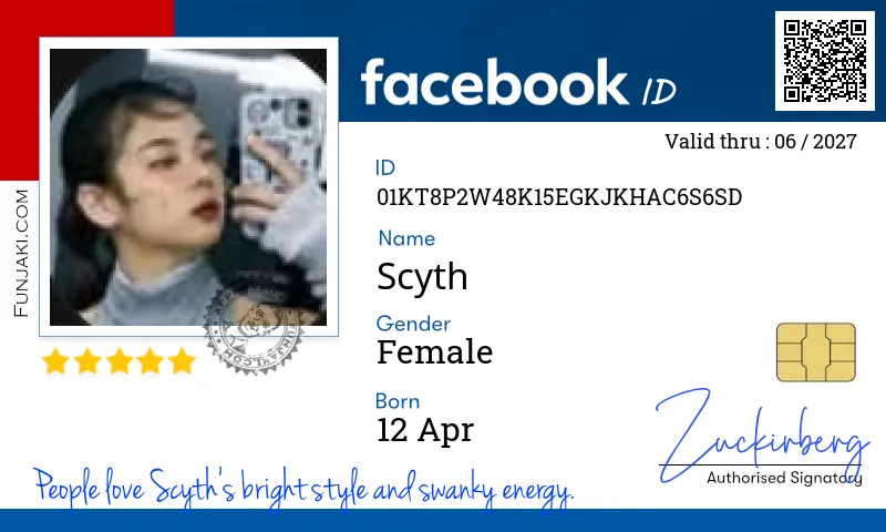 Facebook ID Card