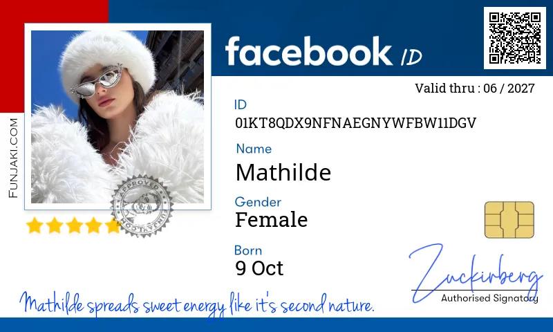 Facebook ID Card