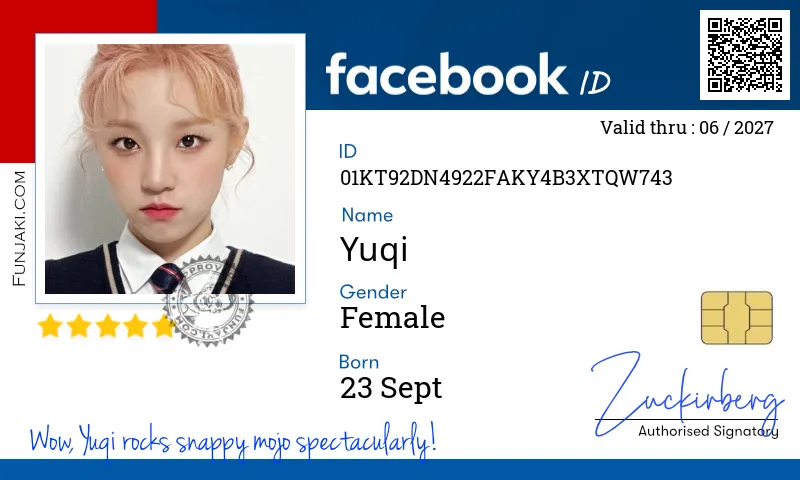 Facebook ID Card