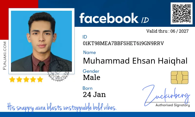 Facebook ID Card