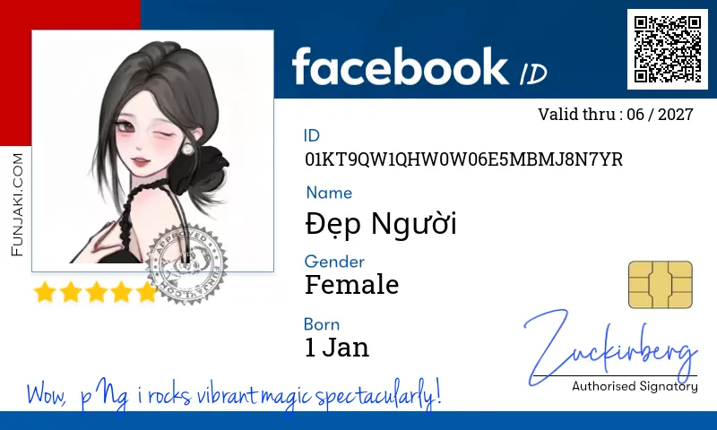 Facebook ID Card
