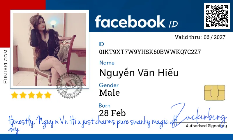 Facebook ID Card