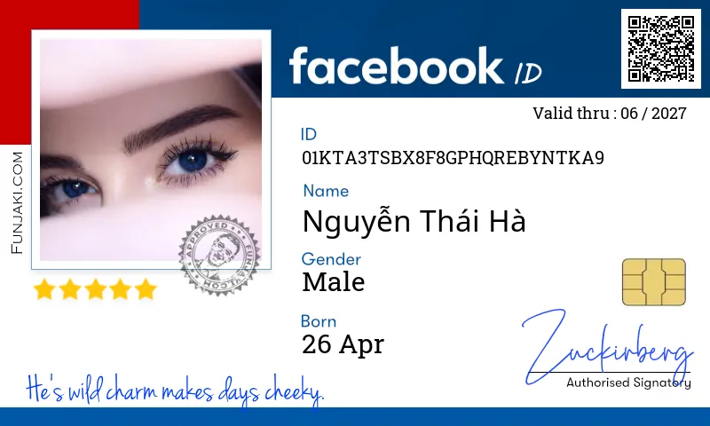 Facebook ID Card