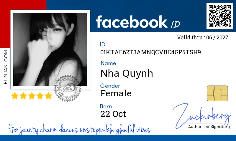 Facebook ID Card