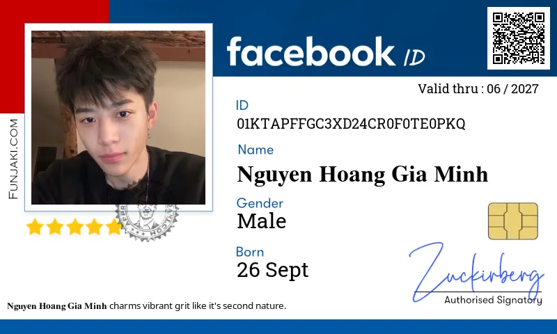 Facebook ID Card